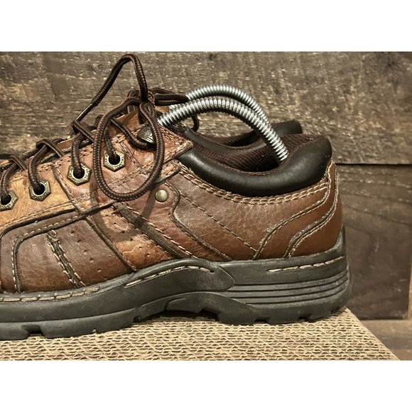 GBX Chunky Oxford Billard Shoes Mens‎ 9 Brown Leather Lace Retro Y2K Boho 90s main image 2